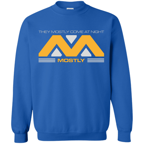 Sweatshirts Royal / Small They Mostly Come At Night Mostly Crewneck Sweatshirt