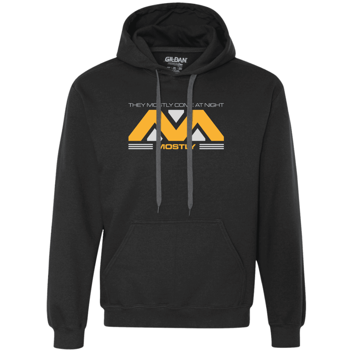 Sweatshirts Black / Small They Mostly Come At Night Mostly Premium Fleece Hoodie