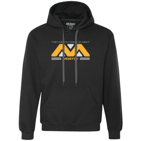 Sweatshirts Black / Small They Mostly Come At Night Mostly Premium Fleece Hoodie