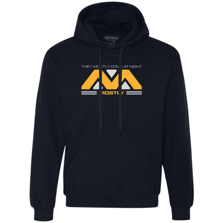 Sweatshirts Navy / Small They Mostly Come At Night Mostly Premium Fleece Hoodie