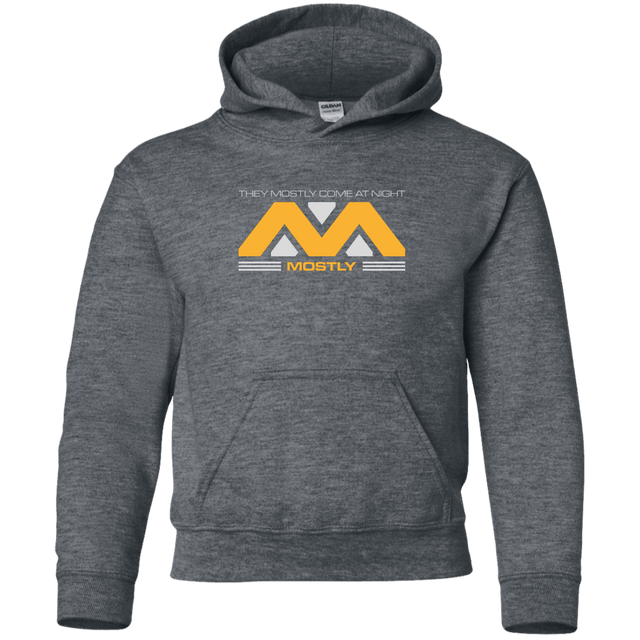 Sweatshirts Dark Heather / YS They Mostly Come At Night Mostly Youth Hoodie