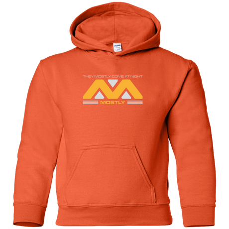 Sweatshirts Orange / YS They Mostly Come At Night Mostly Youth Hoodie