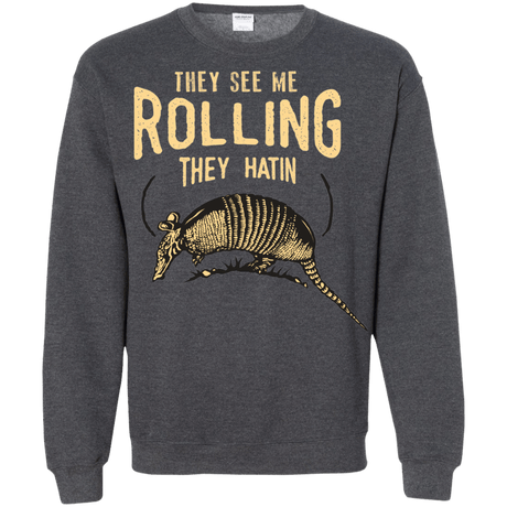 Sweatshirts Dark Heather / Small They See Me Rollin Crewneck Sweatshirt