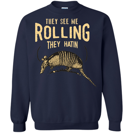 Sweatshirts Navy / Small They See Me Rollin Crewneck Sweatshirt