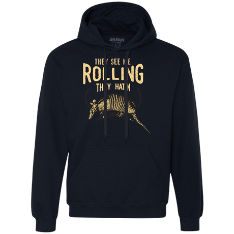 Sweatshirts Navy / Small They See Me Rollin Premium Fleece Hoodie