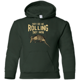 Sweatshirts Forest Green / YS They See Me Rollin Youth Hoodie