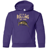 Sweatshirts Purple / YS They See Me Rollin Youth Hoodie