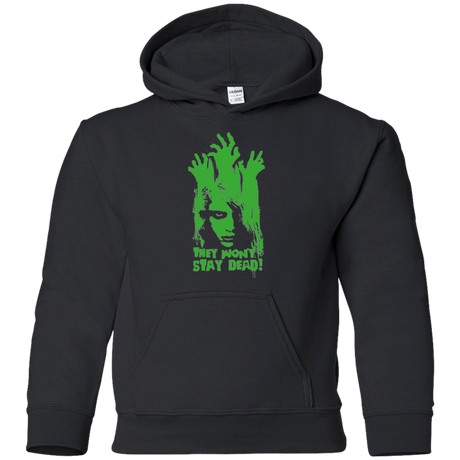 Sweatshirts Black / YS They Wont Stay Dead Youth Hoodie
