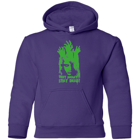 Sweatshirts Purple / YS They Wont Stay Dead Youth Hoodie