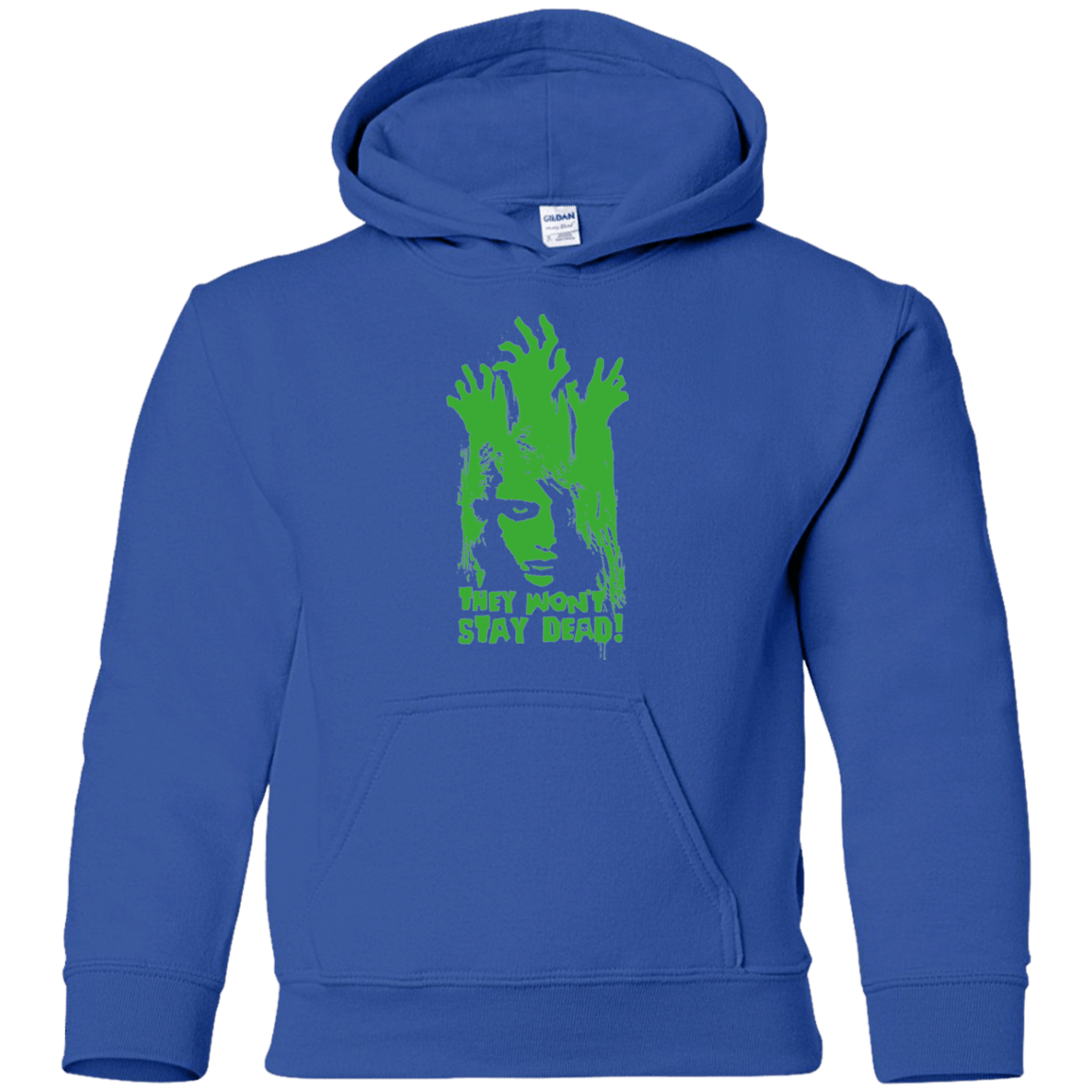 Sweatshirts Royal / YS They Wont Stay Dead Youth Hoodie