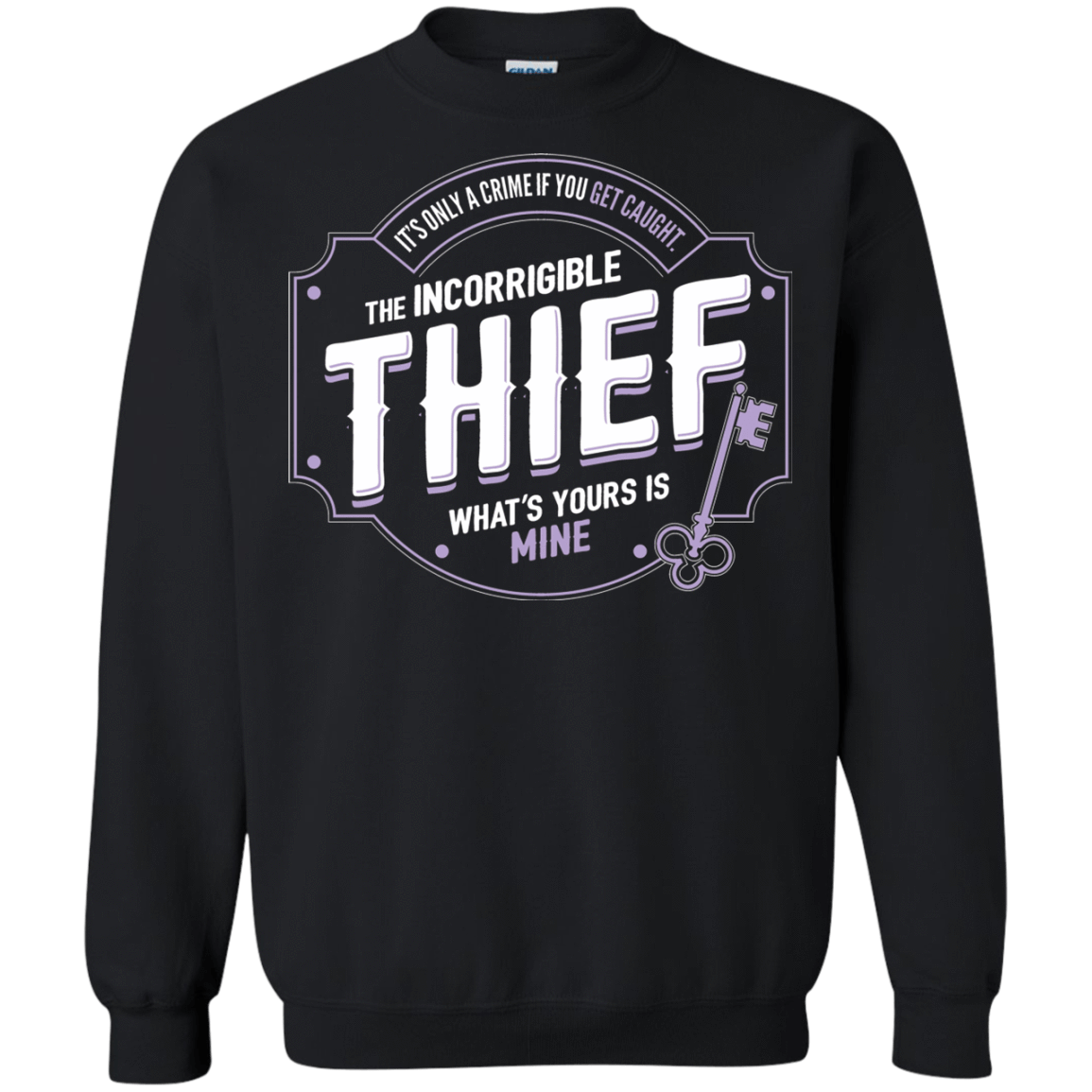 Sweatshirts Black / S Thief Crewneck Sweatshirt