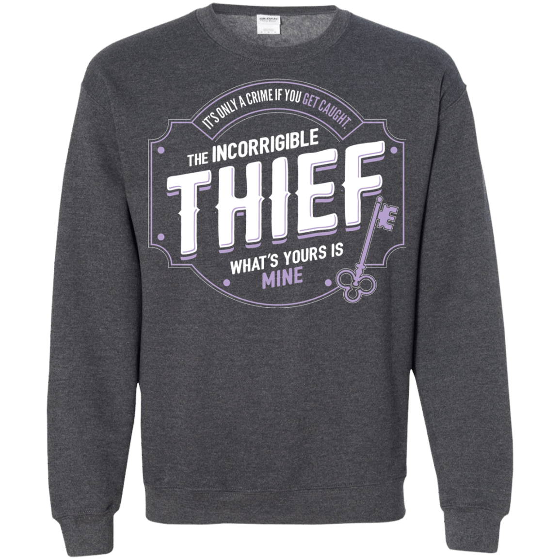 Sweatshirts Dark Heather / S Thief Crewneck Sweatshirt