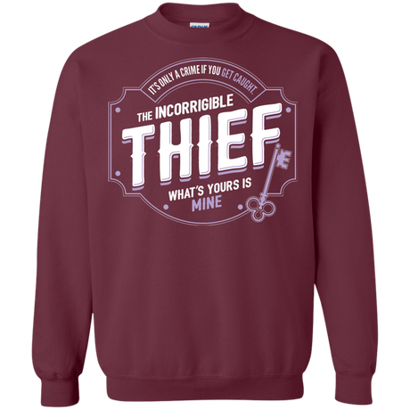 Sweatshirts Maroon / S Thief Crewneck Sweatshirt