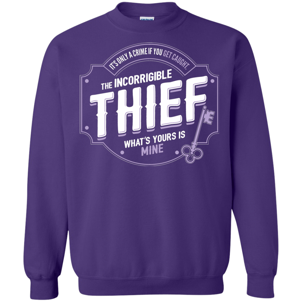 Sweatshirts Purple / S Thief Crewneck Sweatshirt