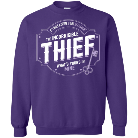 Sweatshirts Purple / S Thief Crewneck Sweatshirt