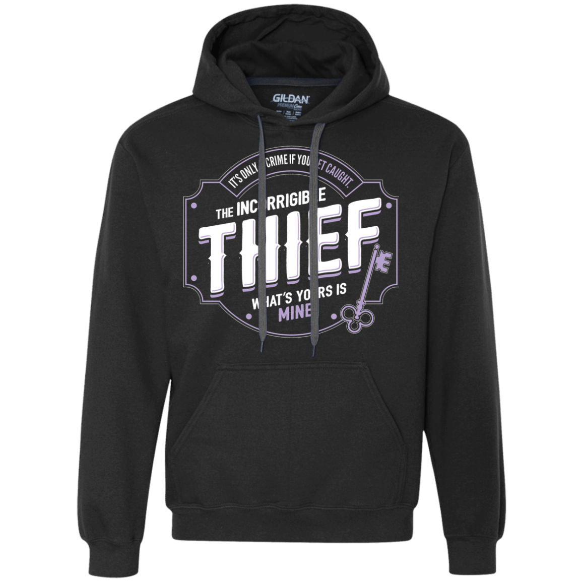 Sweatshirts Black / S Thief Premium Fleece Hoodie
