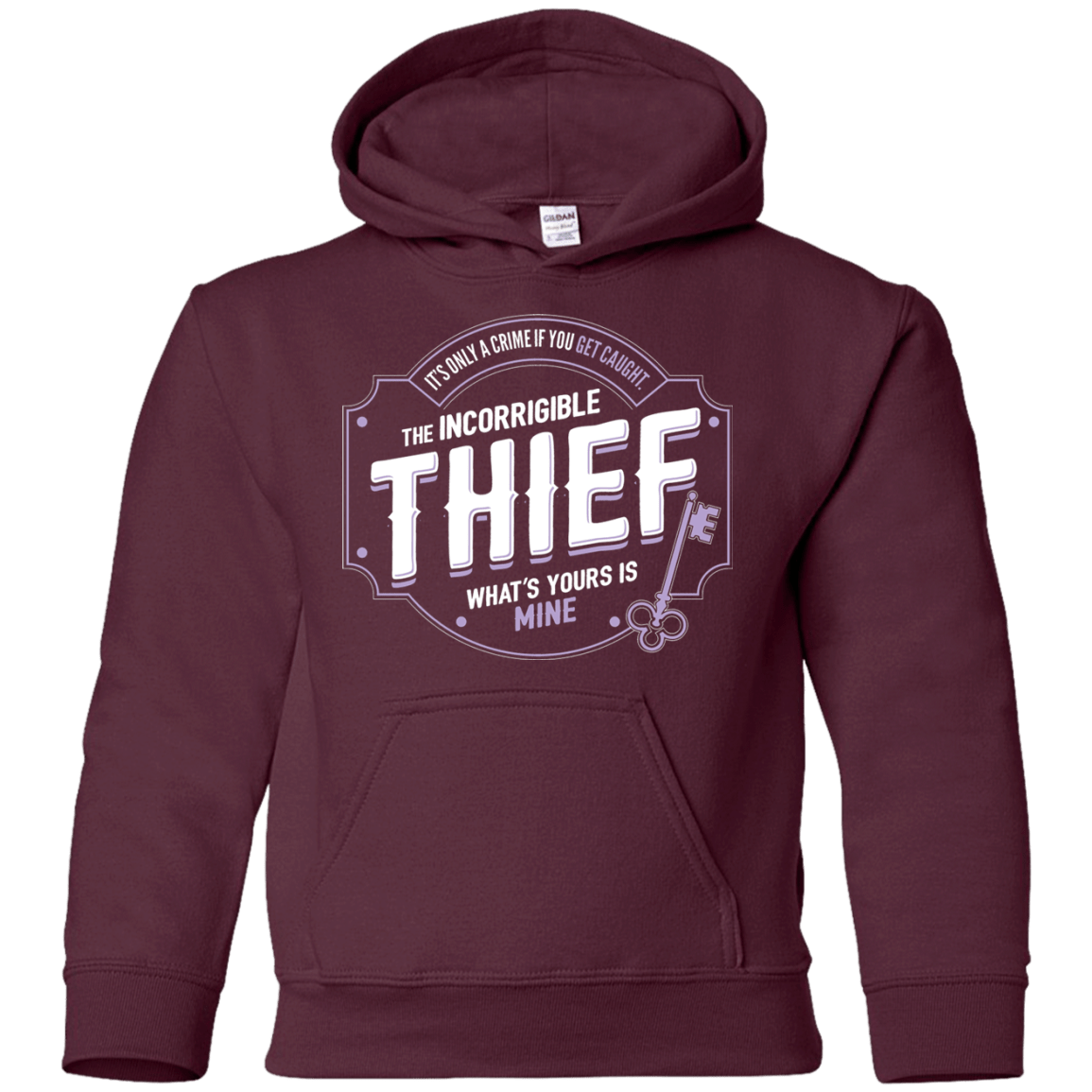 Sweatshirts Maroon / YS Thief Youth Hoodie