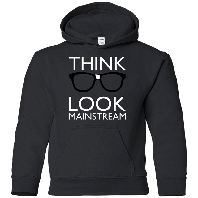 Sweatshirts Black / YS Think Nerd Youth Hoodie