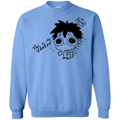 Sweatshirts Carolina Blue / Small This is my Valentine Crewneck Sweatshirt
