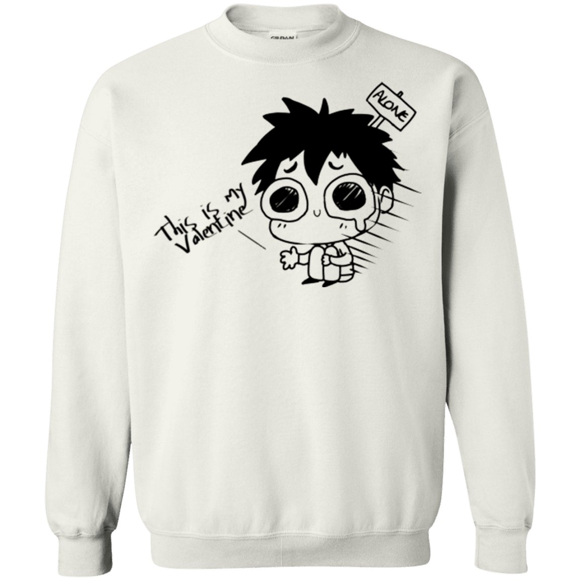 Sweatshirts White / Small This is my Valentine Crewneck Sweatshirt