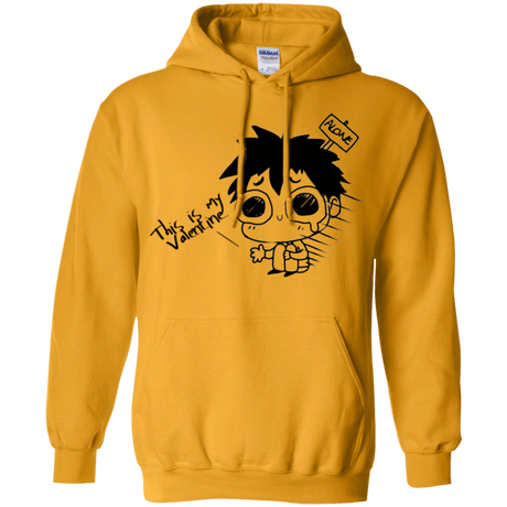Sweatshirts Gold / Small This is my Valentine Pullover Hoodie