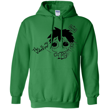 Sweatshirts Irish Green / Small This is my Valentine Pullover Hoodie