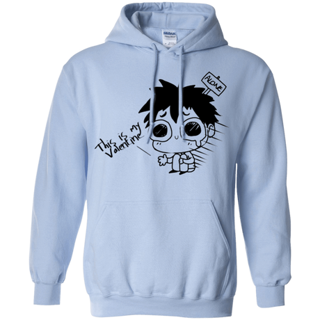 Sweatshirts Light Blue / Small This is my Valentine Pullover Hoodie
