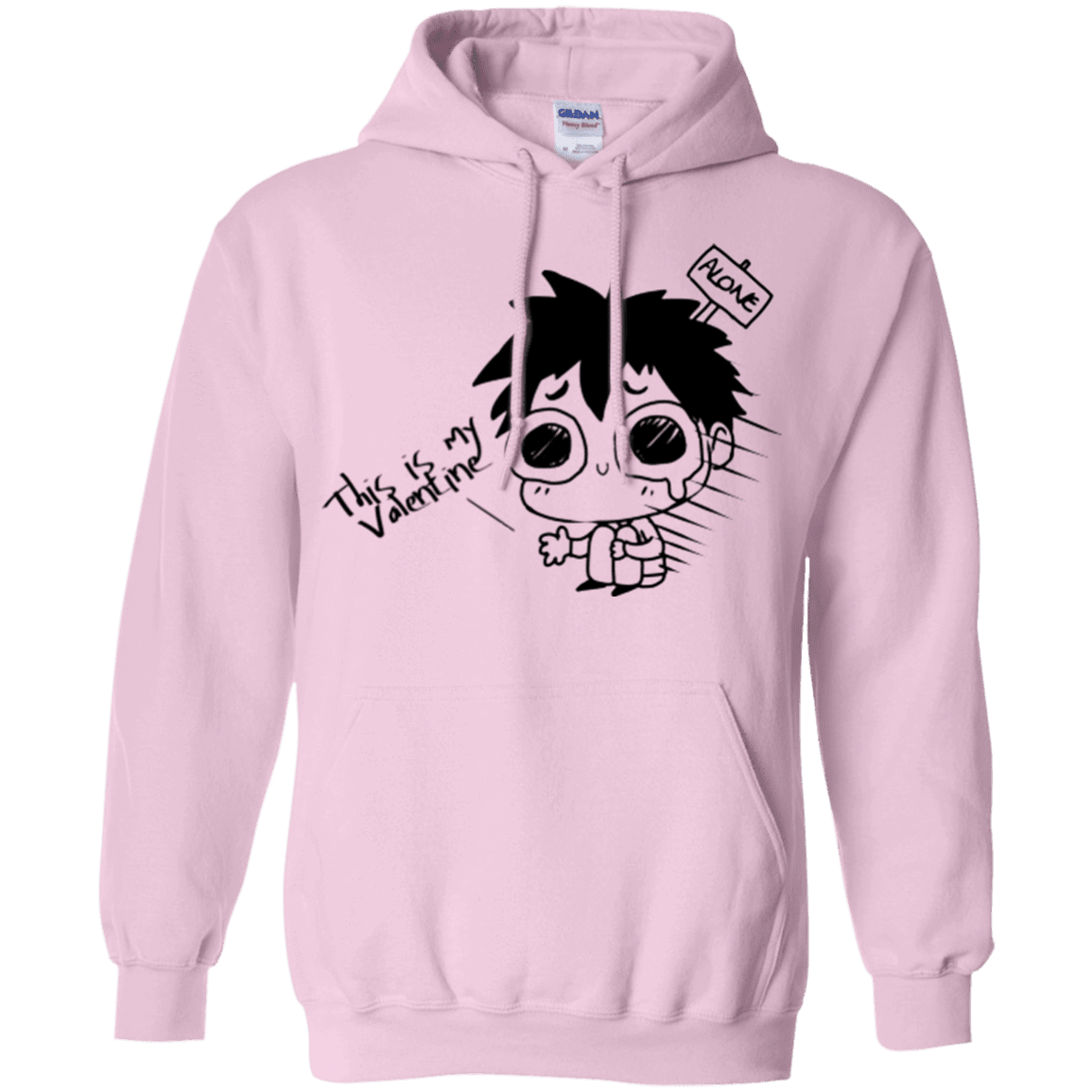 Sweatshirts Light Pink / Small This is my Valentine Pullover Hoodie