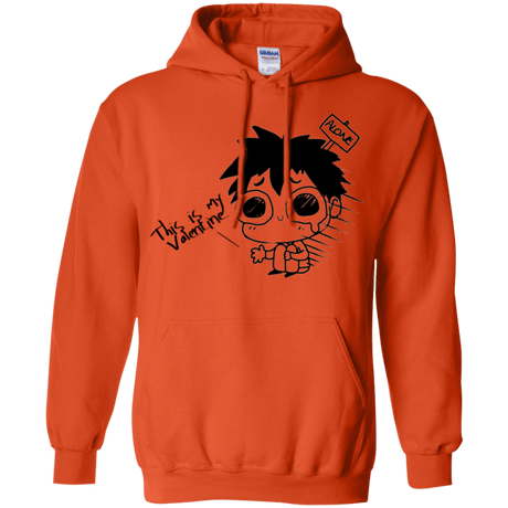 Sweatshirts Orange / Small This is my Valentine Pullover Hoodie