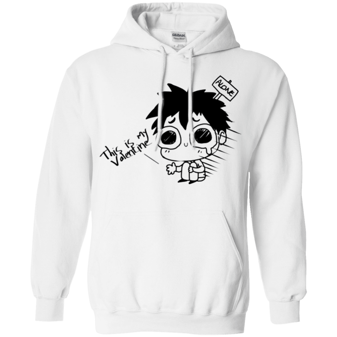 Sweatshirts White / Small This is my Valentine Pullover Hoodie