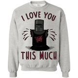 Sweatshirts Ash / Small This much Crewneck Sweatshirt