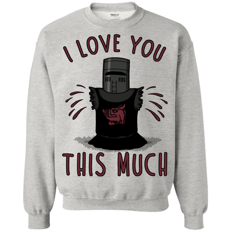 Sweatshirts Ash / Small This much Crewneck Sweatshirt