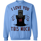 Sweatshirts Carolina Blue / Small This much Crewneck Sweatshirt
