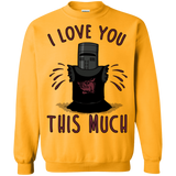 Sweatshirts Gold / Small This much Crewneck Sweatshirt