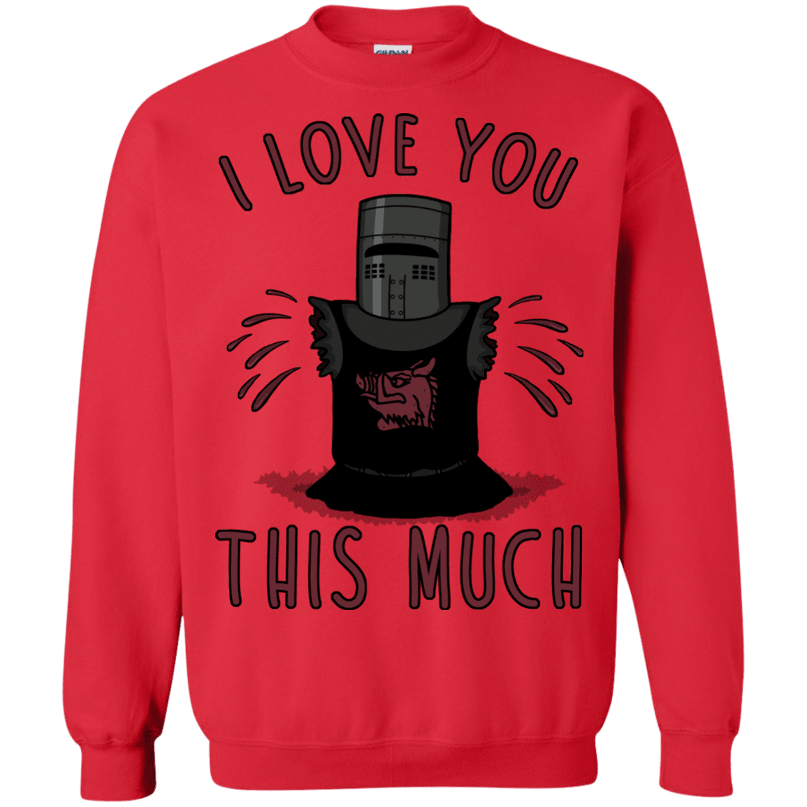Sweatshirts Red / Small This much Crewneck Sweatshirt
