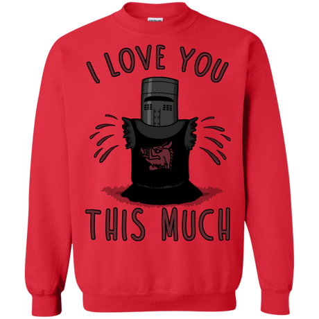 Sweatshirts Red / Small This much Crewneck Sweatshirt