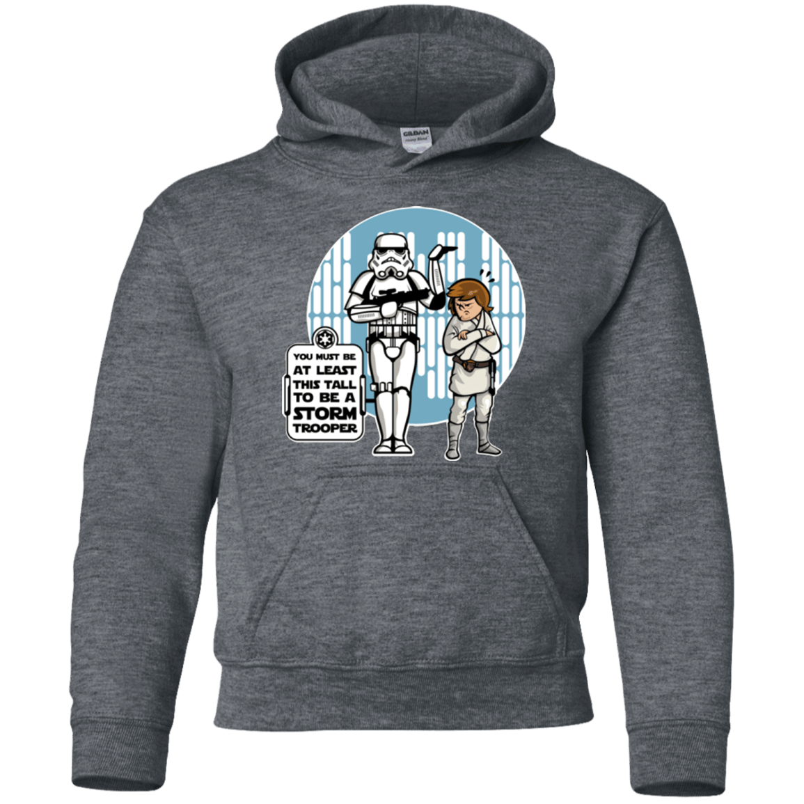 Sweatshirts Dark Heather / YS This Tall Youth Hoodie