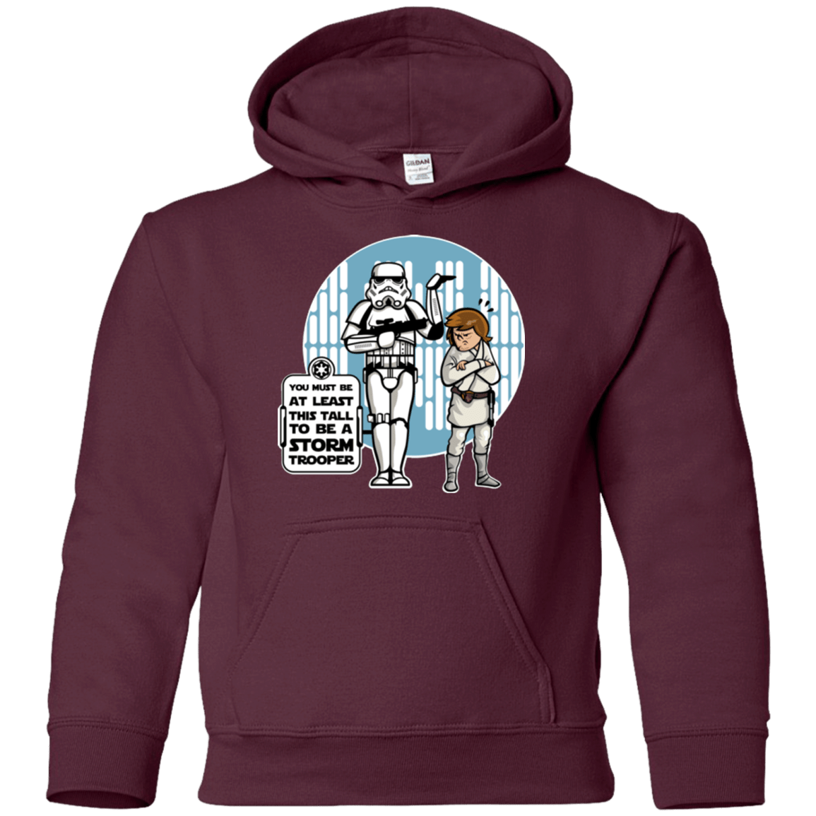 Sweatshirts Maroon / YS This Tall Youth Hoodie