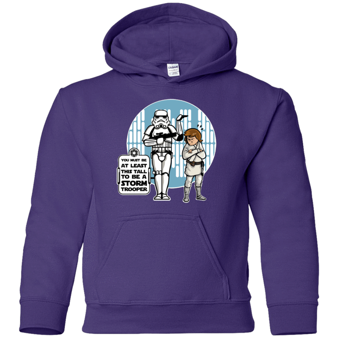 Sweatshirts Purple / YS This Tall Youth Hoodie