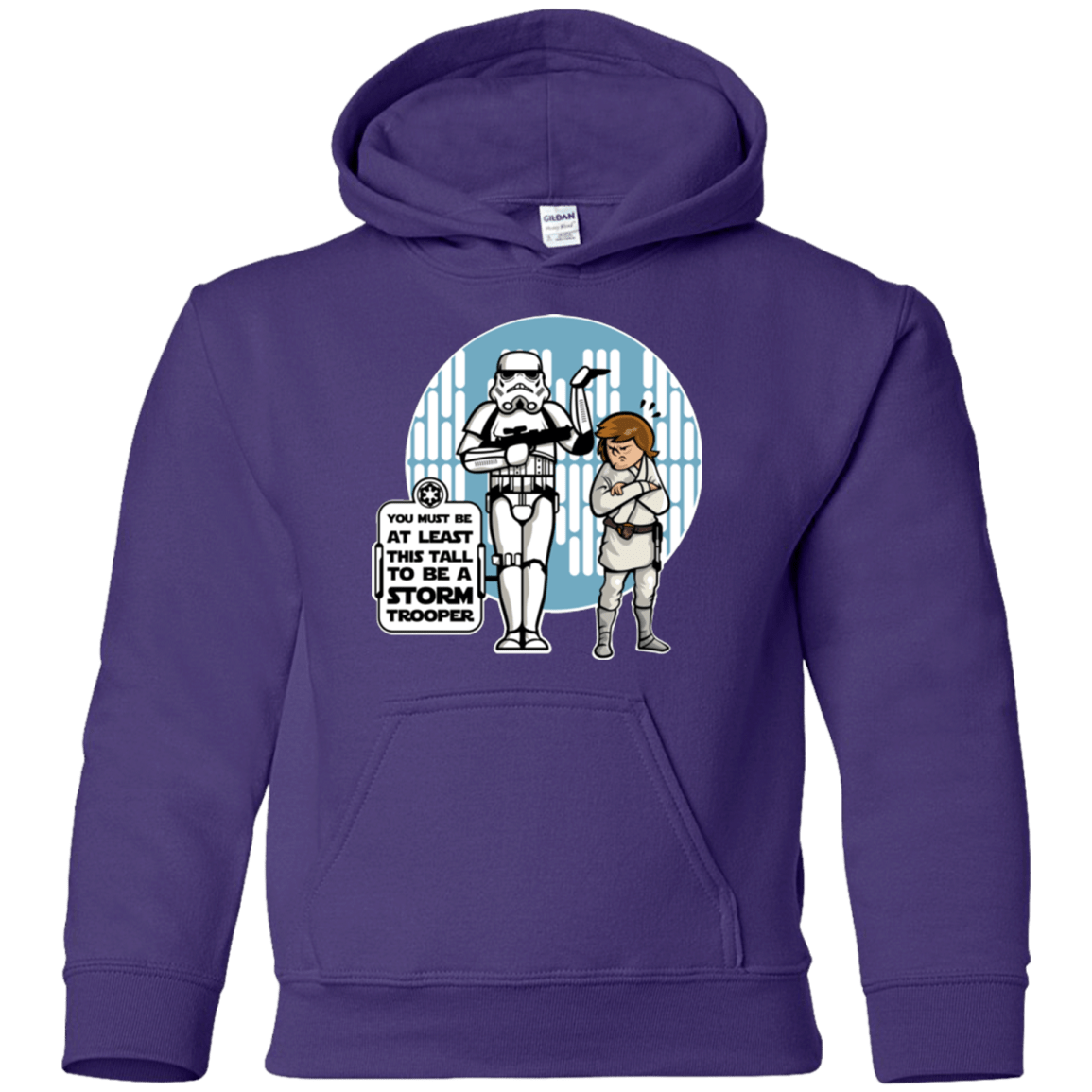 Sweatshirts Purple / YS This Tall Youth Hoodie