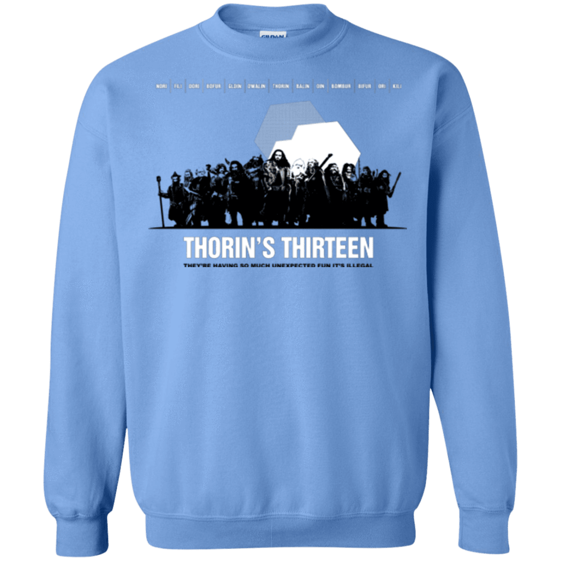 Sweatshirts Carolina Blue / Small Thorin's Thirteen Crewneck Sweatshirt