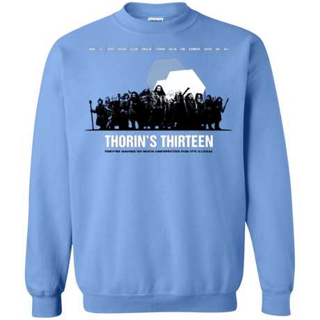 Sweatshirts Carolina Blue / Small Thorin's Thirteen Crewneck Sweatshirt