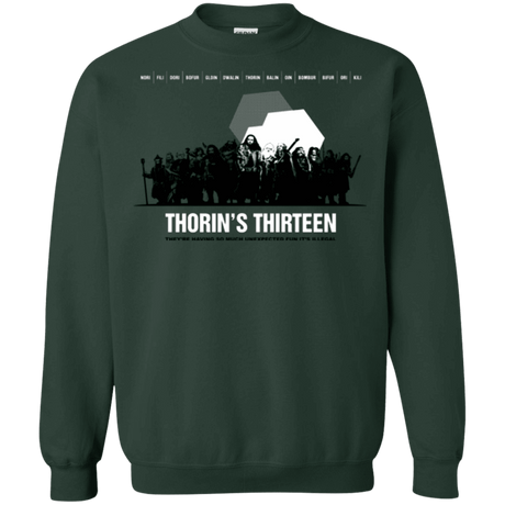 Sweatshirts Forest Green / Small Thorin's Thirteen Crewneck Sweatshirt