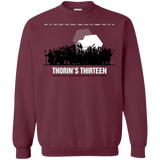 Sweatshirts Maroon / Small Thorin's Thirteen Crewneck Sweatshirt