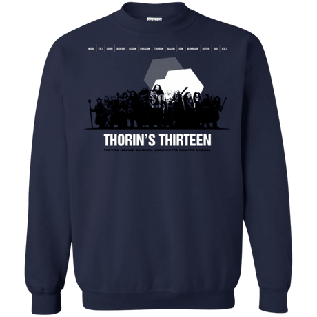 Sweatshirts Navy / Small Thorin's Thirteen Crewneck Sweatshirt