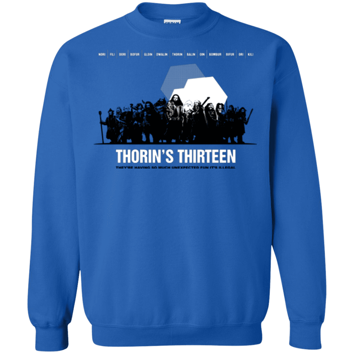 Sweatshirts Royal / Small Thorin's Thirteen Crewneck Sweatshirt