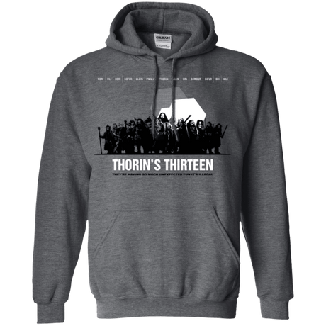 Sweatshirts Dark Heather / Small Thorin's Thirteen Pullover Hoodie