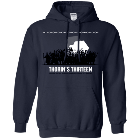 Sweatshirts Navy / Small Thorin's Thirteen Pullover Hoodie