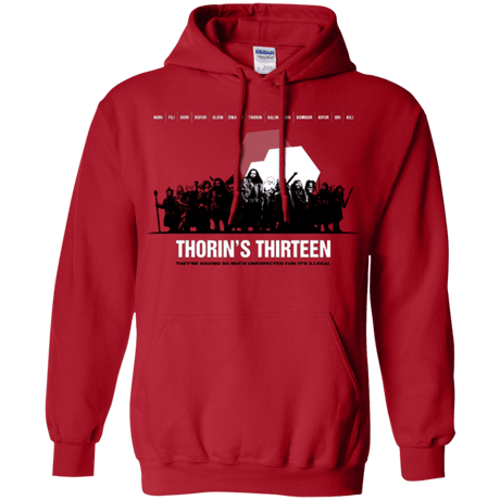 Sweatshirts Red / Small Thorin's Thirteen Pullover Hoodie