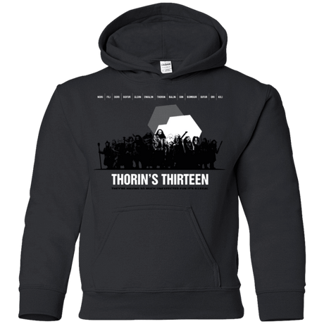 Sweatshirts Black / YS Thorin's Thirteen Youth Hoodie